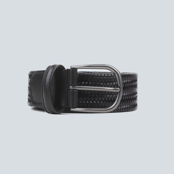 Anderson's Braided Leather Belt: Black – Trunk Clothiers